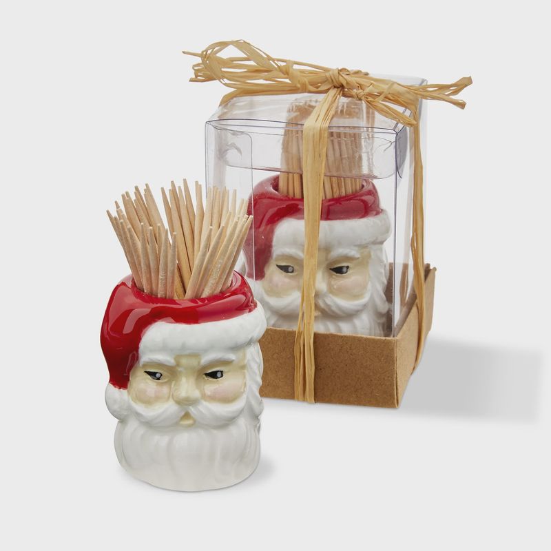Vint Santa Toothpick Holder