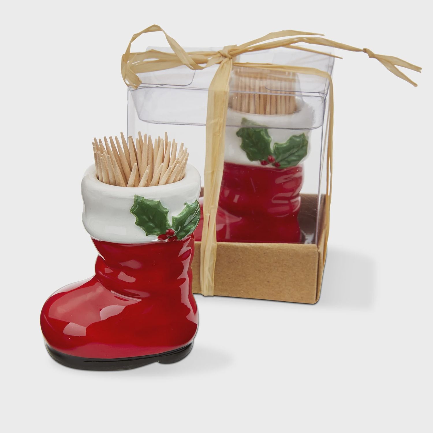 Santa Boot Toothpick Set