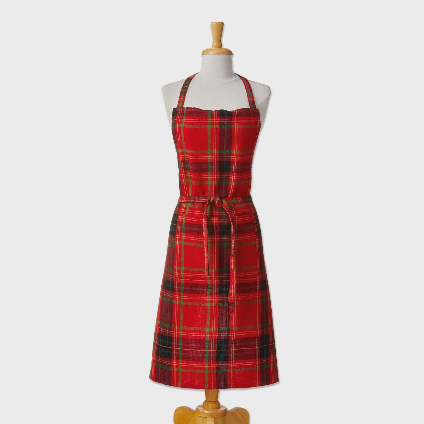 Holiday Plaid Apron