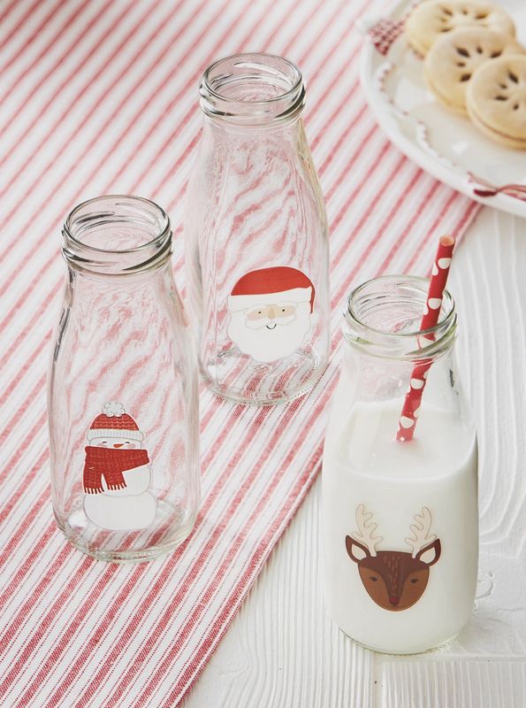 Santa Milk Bottle