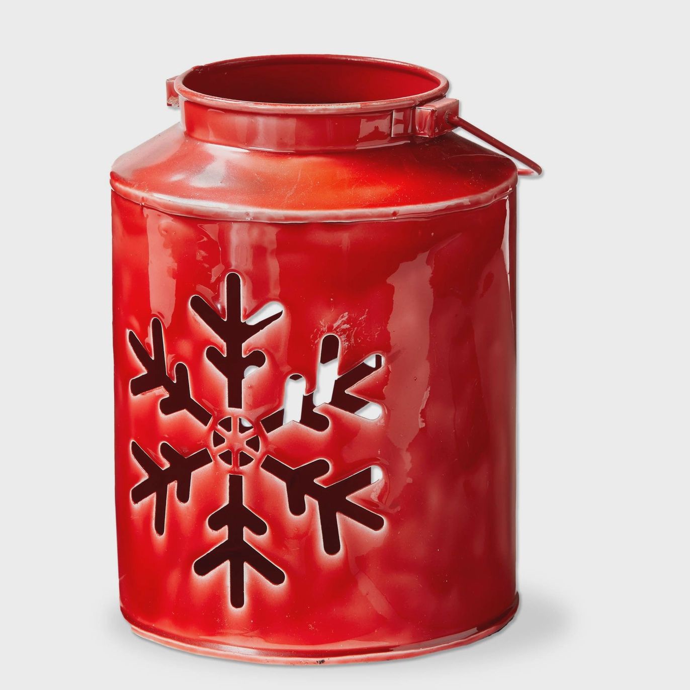 Snowflake Enamel Lantern