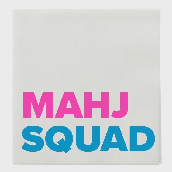 Mahjong Towels &amp; Napkins, Style: Squad