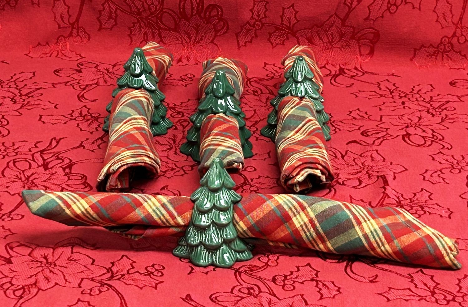 Holiday Napkin &amp; Ring Set