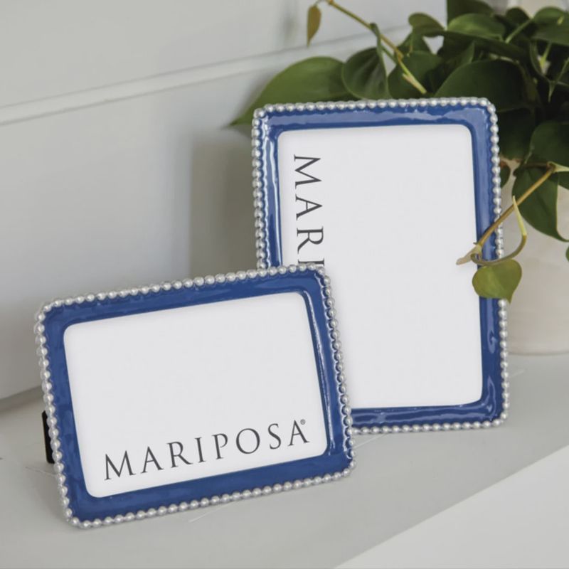 Beaded Blue 5x7 Frame (3707B)