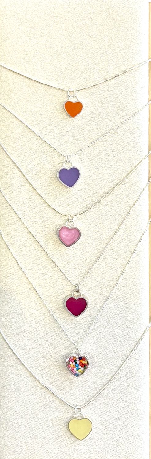 Chunky Candy Heart Necklace