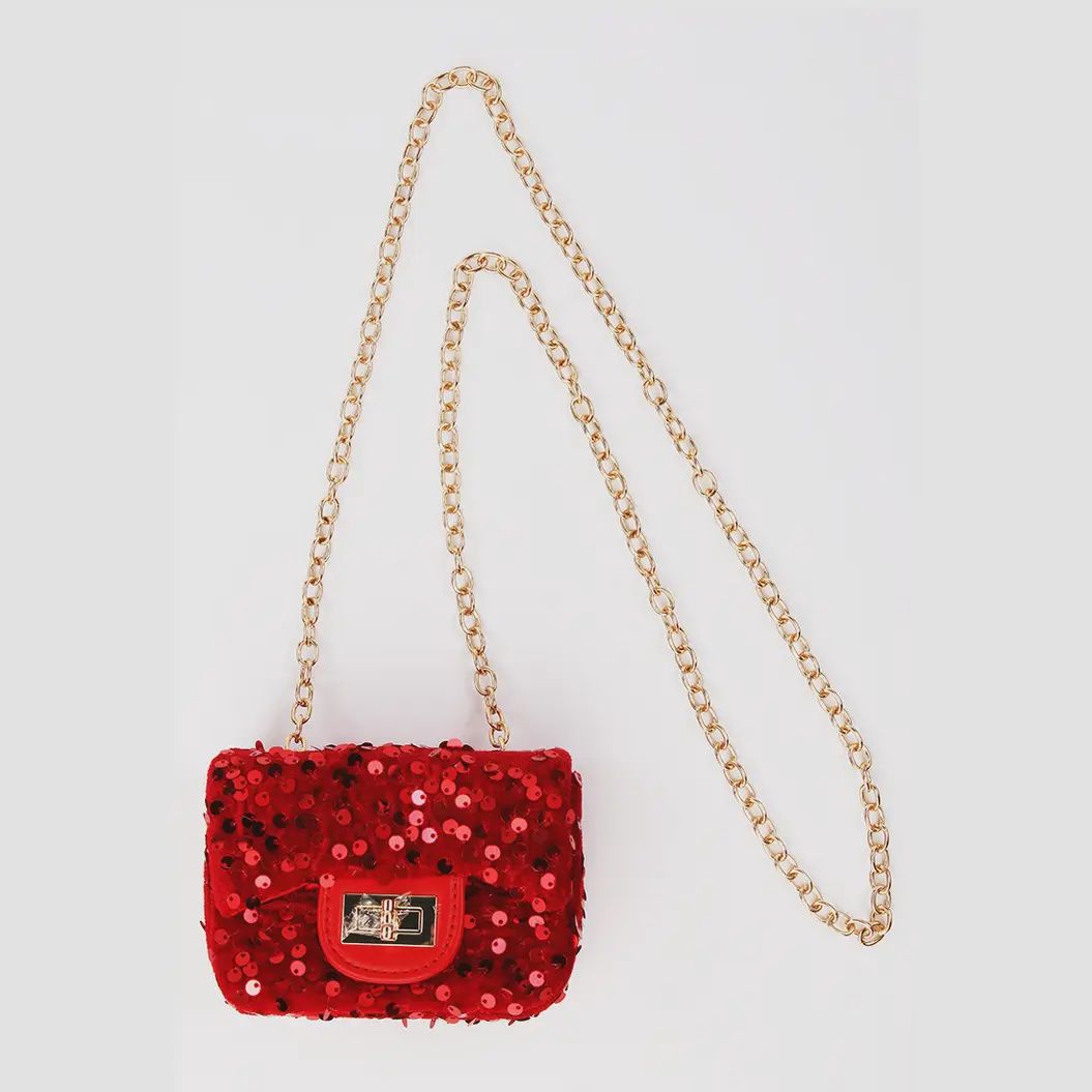 Sequin Purse, Name: Red