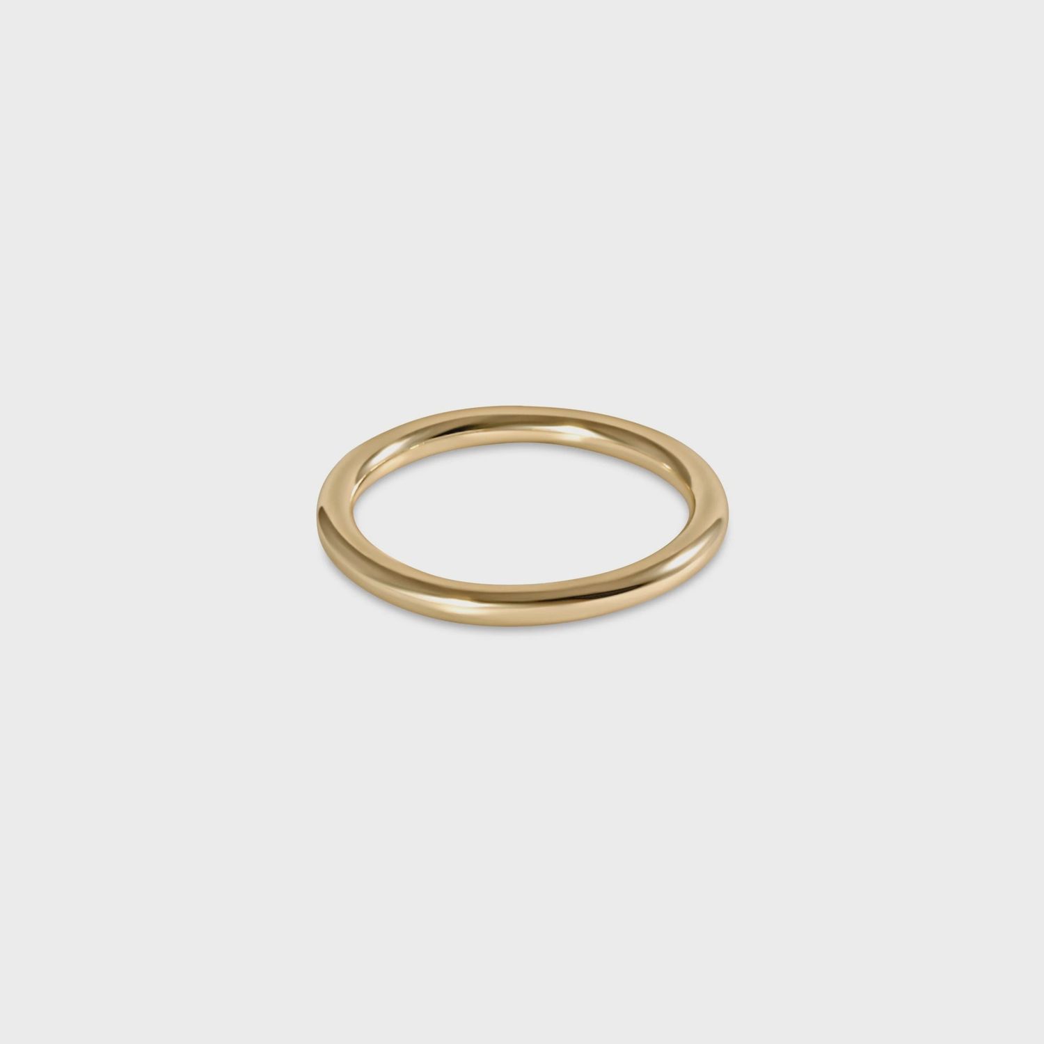 Classic Gold Ring, Size: 6, Style: Band