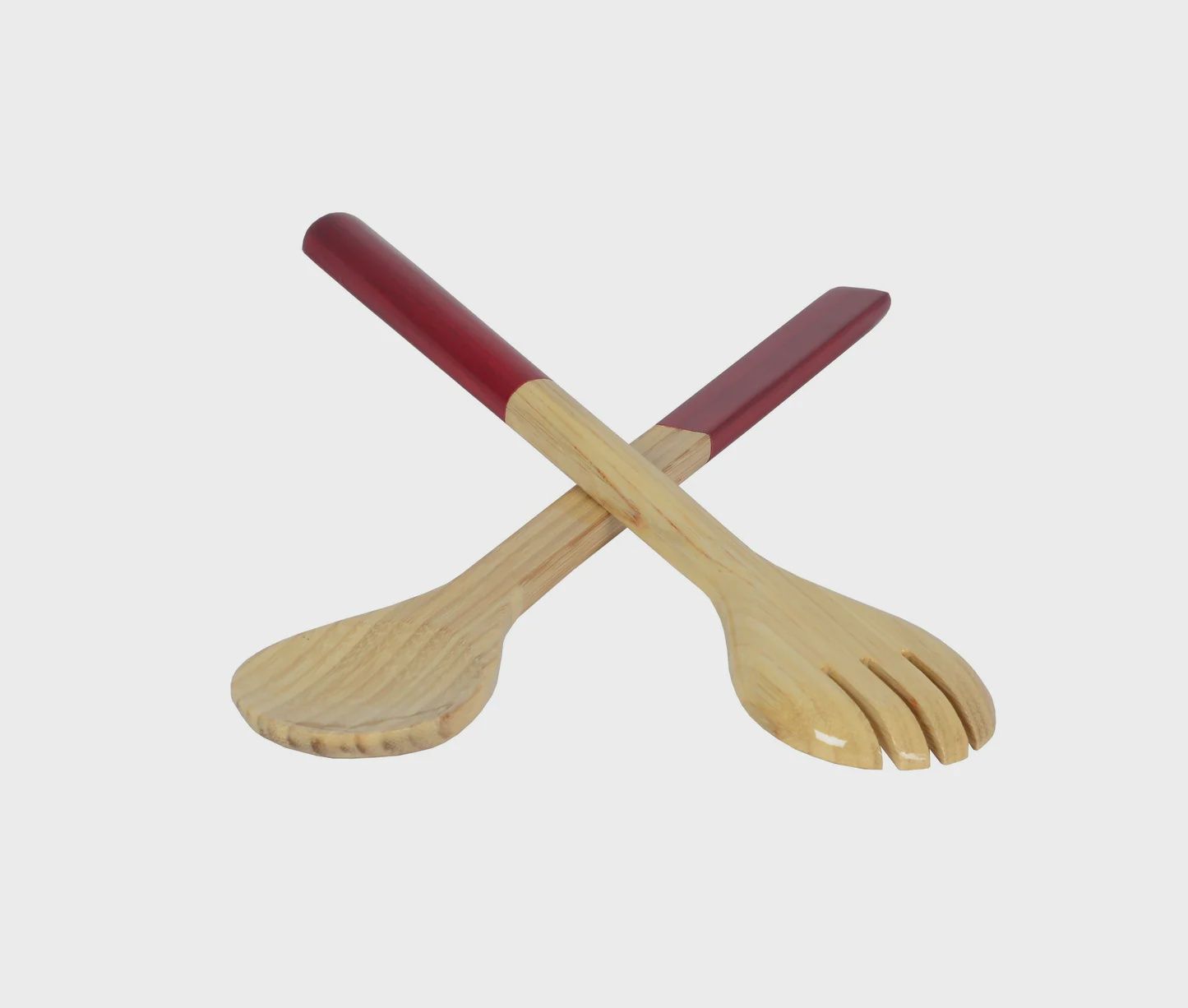 Lrg Salad Server, Color: Red