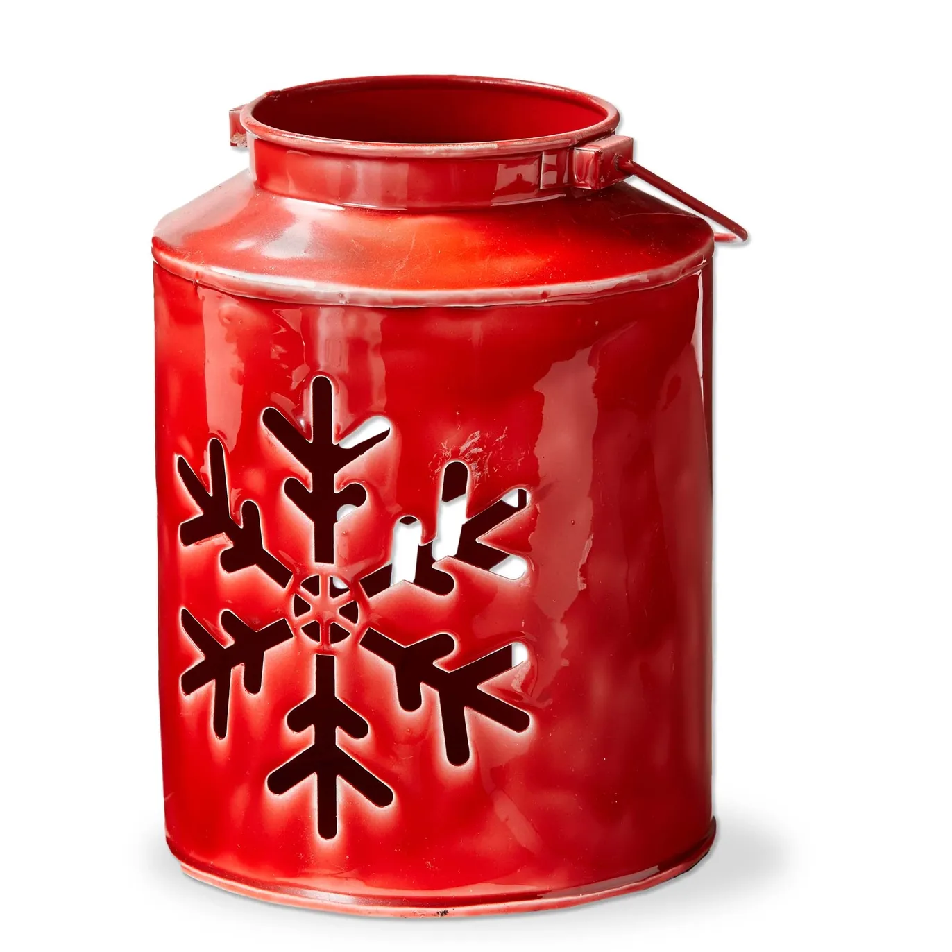 Snowflake Enamel Lantern, Size: S