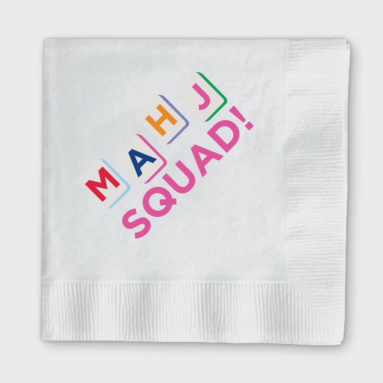 Mahjong Cocktail Napkins, Design: Mahj Squad