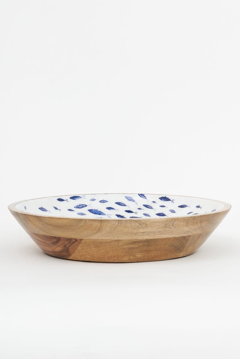 School Fish Enamel Bowl