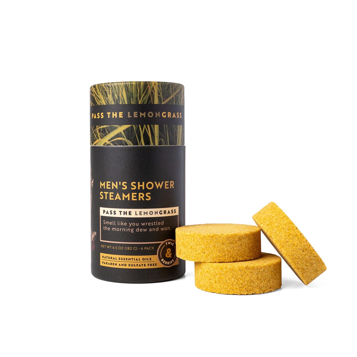 Men's Shower Steamers, Scent: Lemongrass