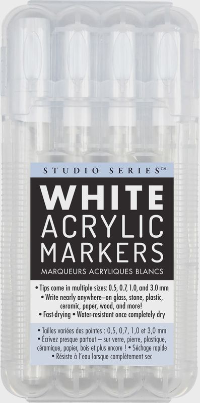 PPP White Acrylic Markers
