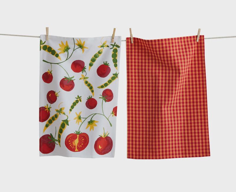 Tomatoes &amp; Peas Towel Set