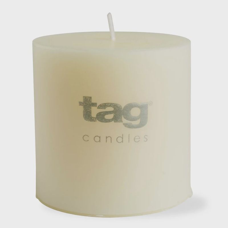 Ivory Pillar Candle