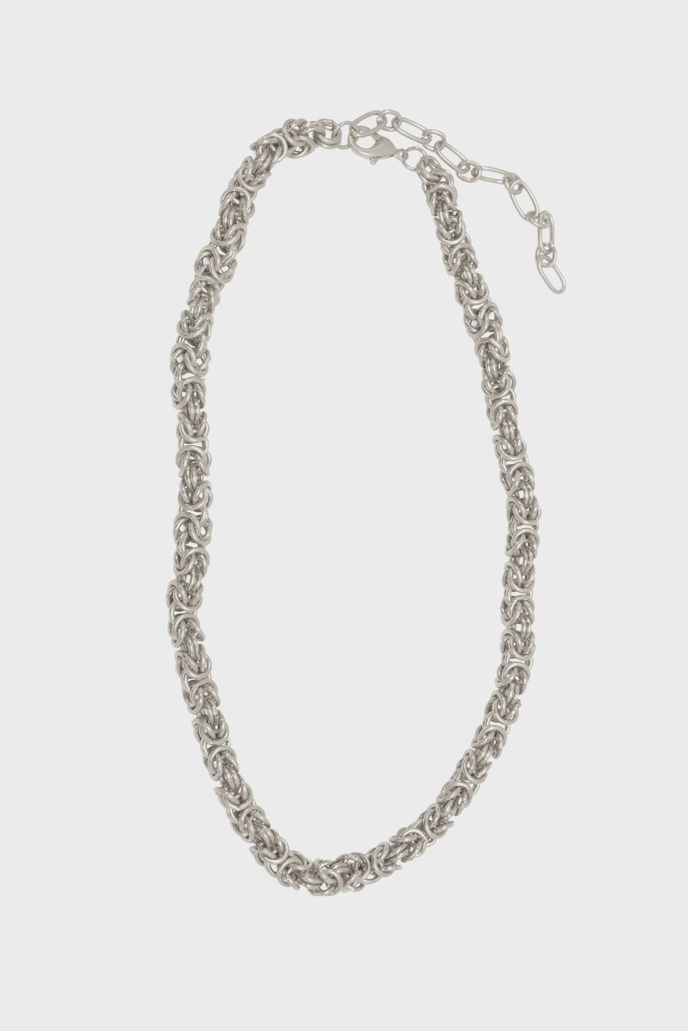 Silver Byzantine Chain Necklace