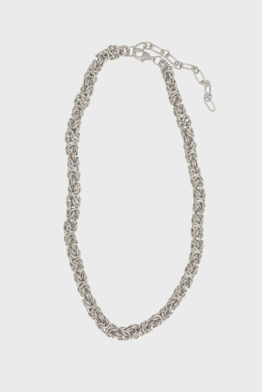 Silver Byzantine Chain Necklace