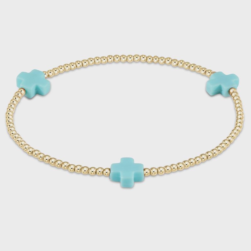 Signature Cross Bracelet Gold