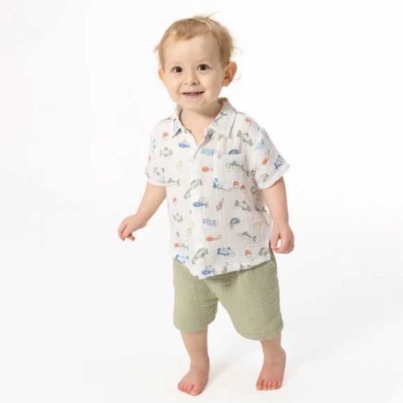 Fishing Lures Polo w/ Short