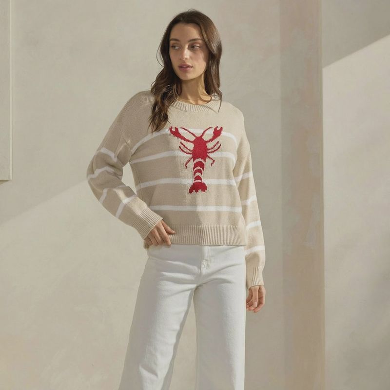 Striped Lobster Sweater