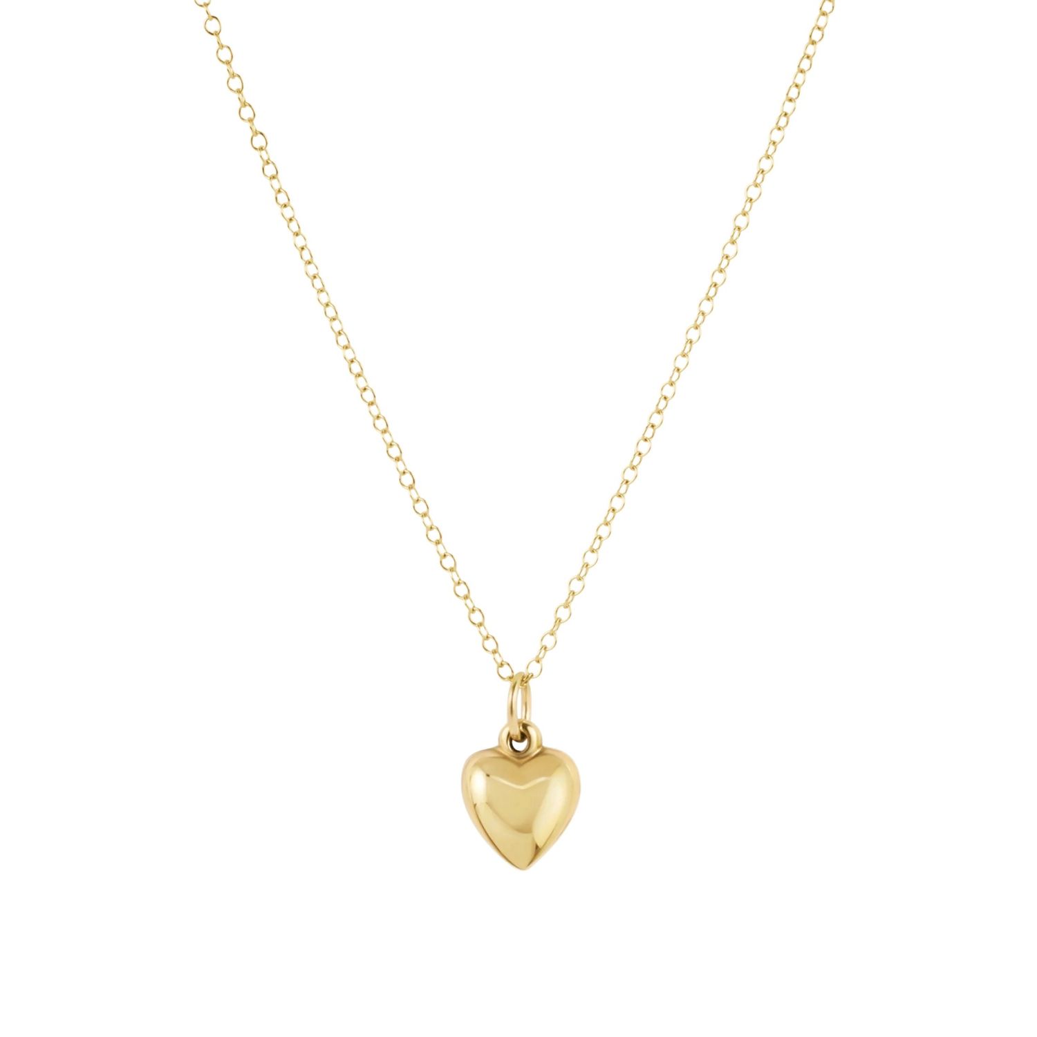 16" Gold Love Plush Necklace