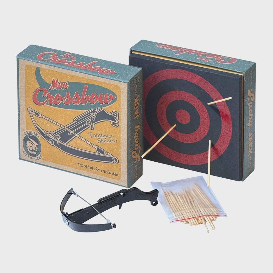 Mini Crossbow Toothpick Launcher