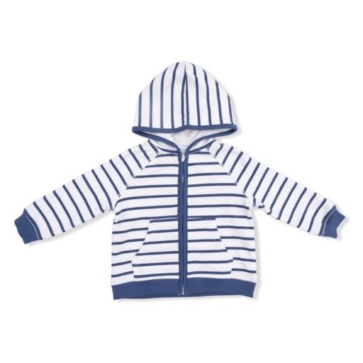 Oceana Stripe Zip Hoodie