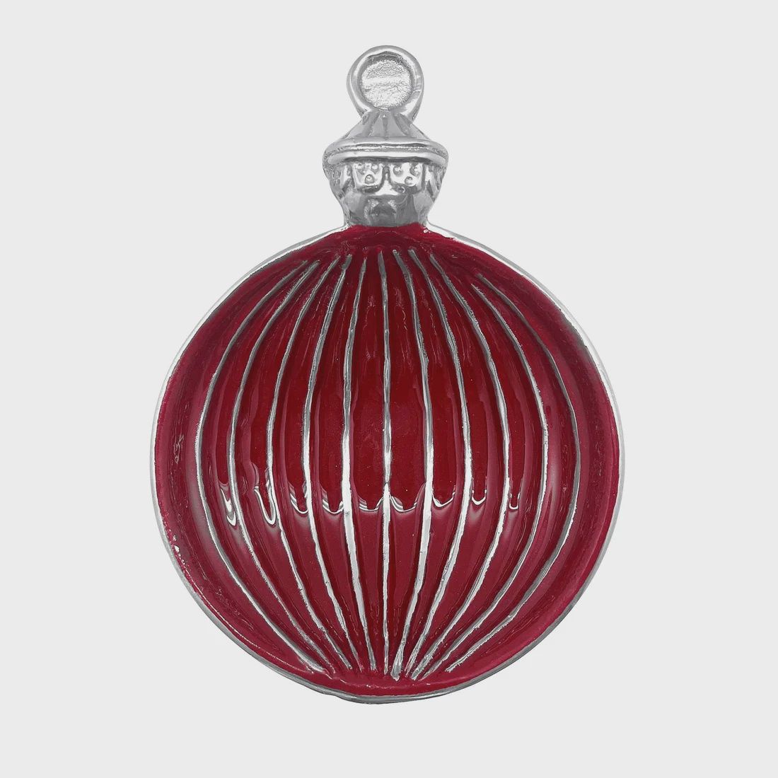 Red Ornament Candy Dish (1419R)