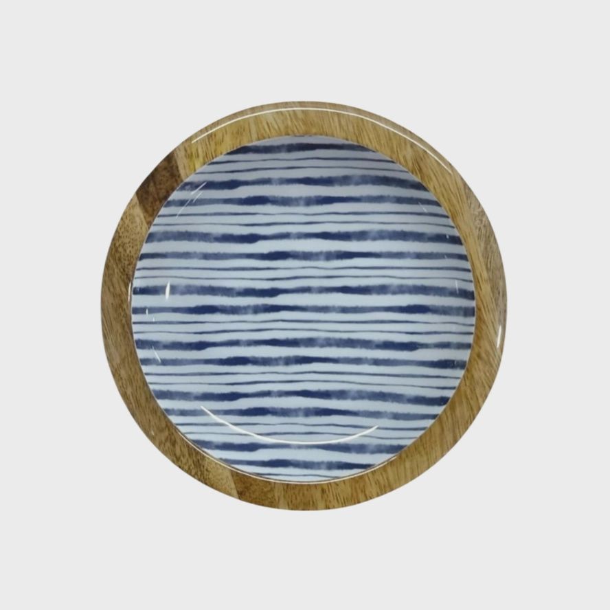 Coastal Stripes 5" Dish