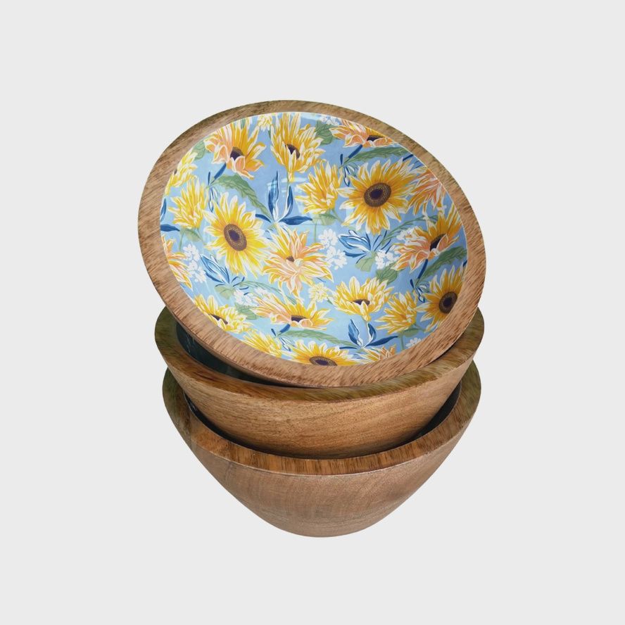 Blue Sunflower 6" Bowl