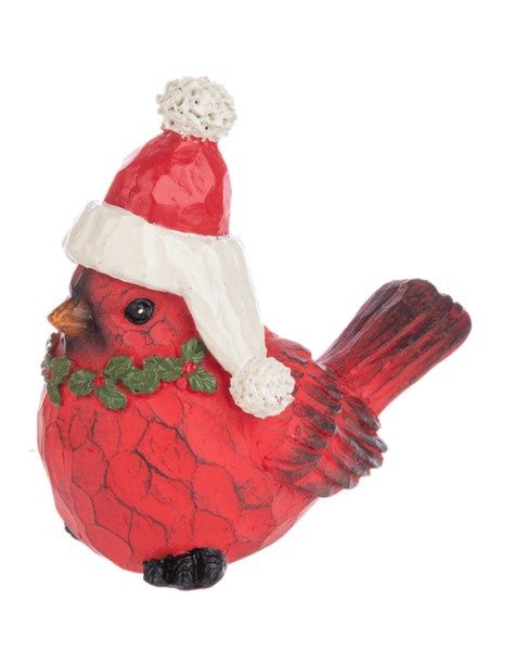 Bird Hat Figurines, Type: Cardinal
