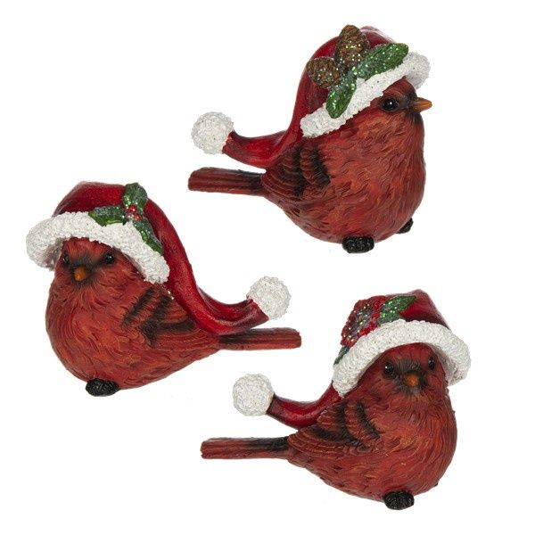 Cardinal Santa Figurine