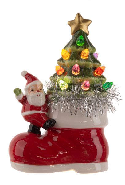 LED Boot Tree, Design: Santa