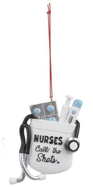 Nurse Call Shots Ornament