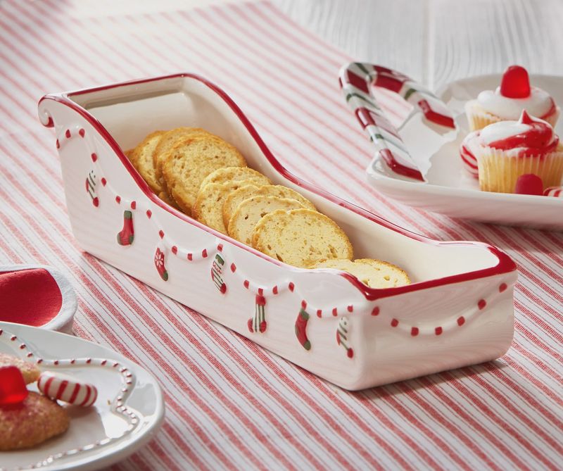 Sleigh Cracker Dish