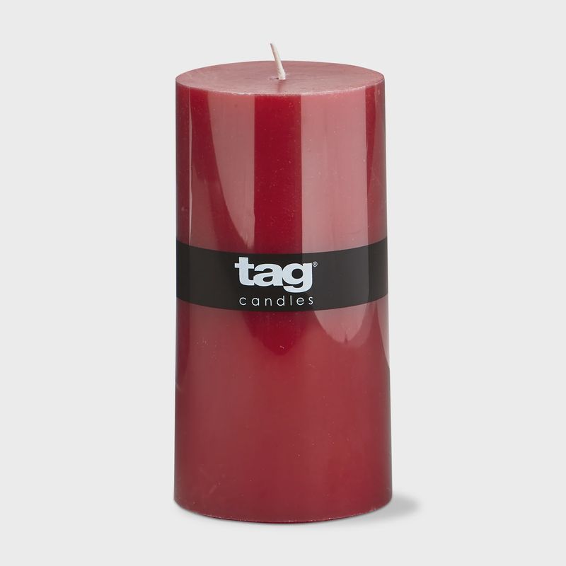 Red Pillar Candle 3x6