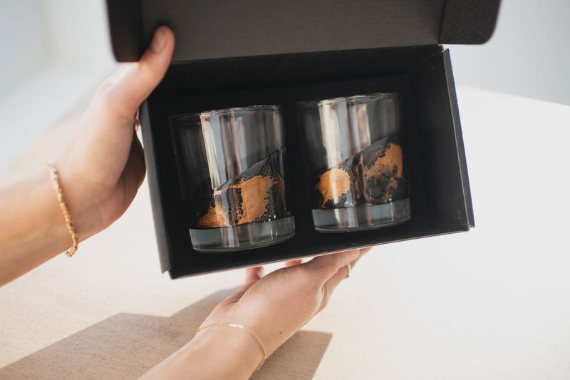 Resin Whiskey Glasses
