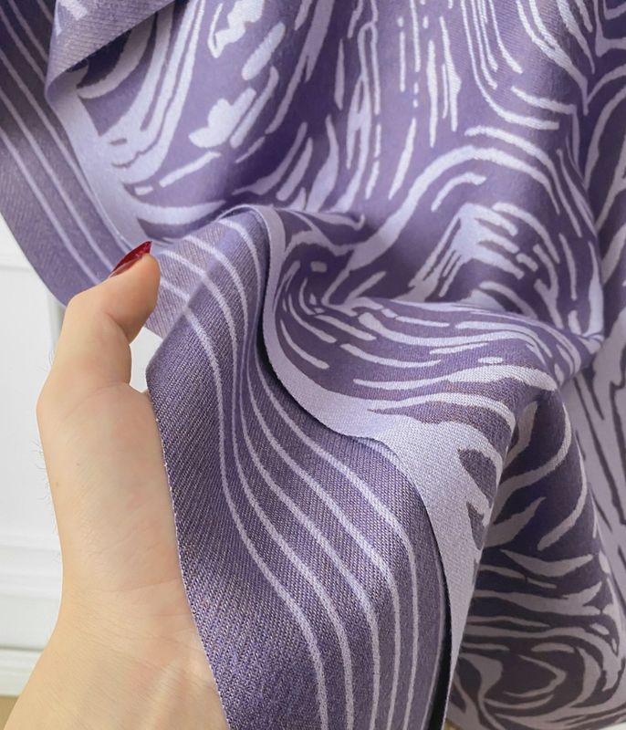 Purple Fringe Rose Wrap
