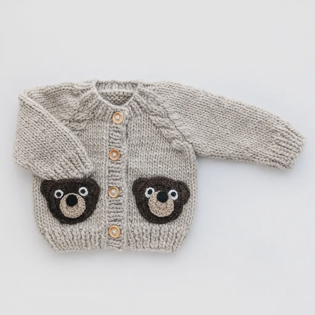 Brown Bear Cardigan