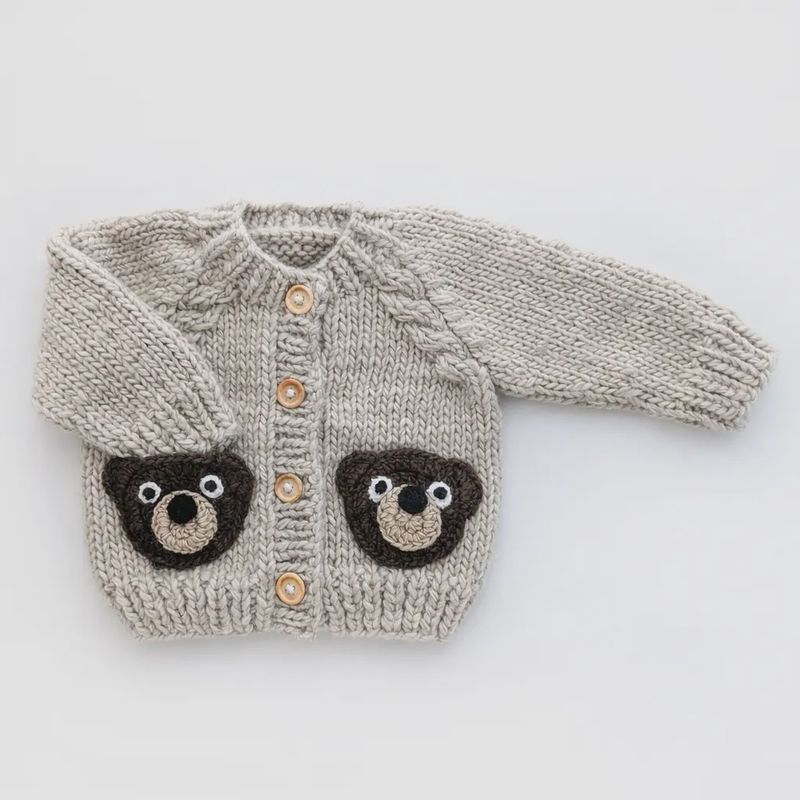 Brown Bear Cardigan