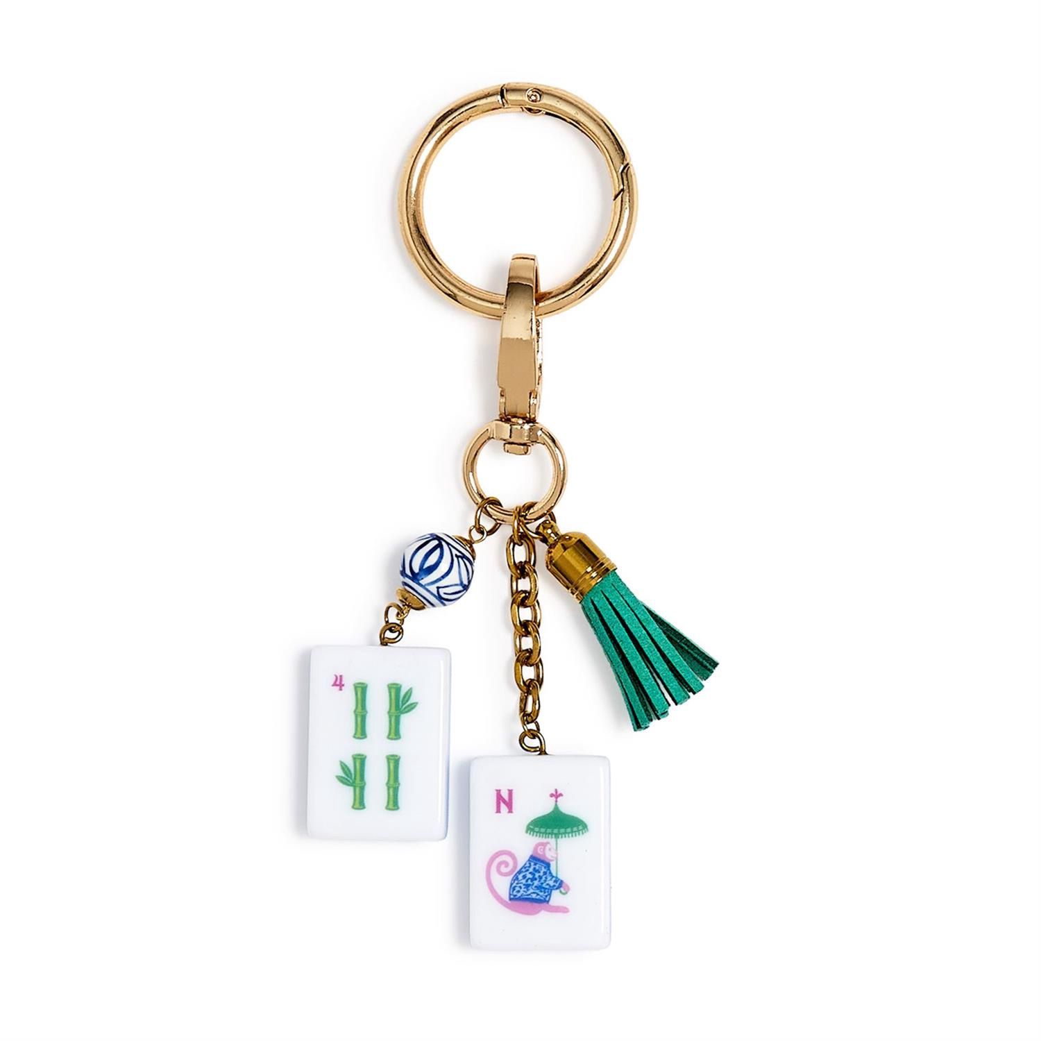 Mahjong Bag Charm, Color: Green