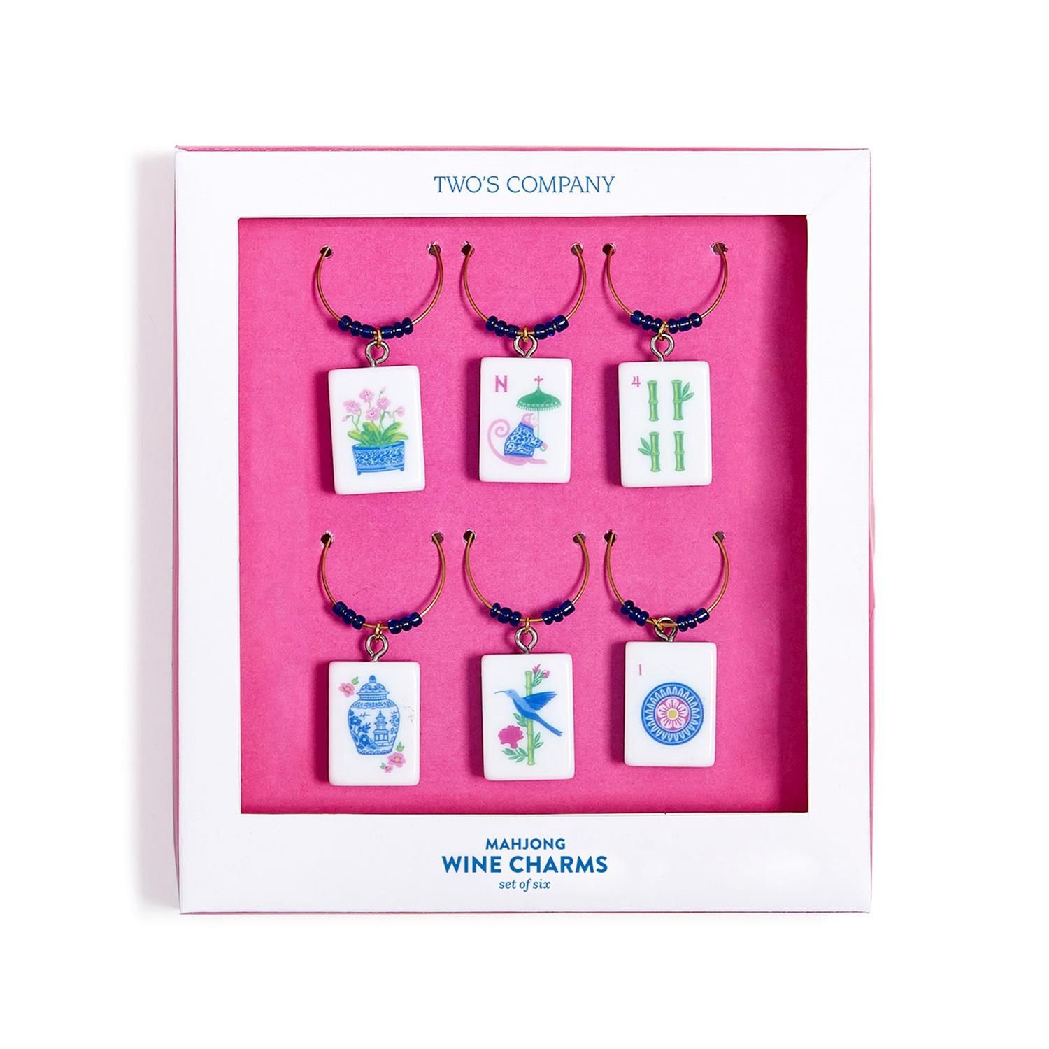 Mahj Wine Charms