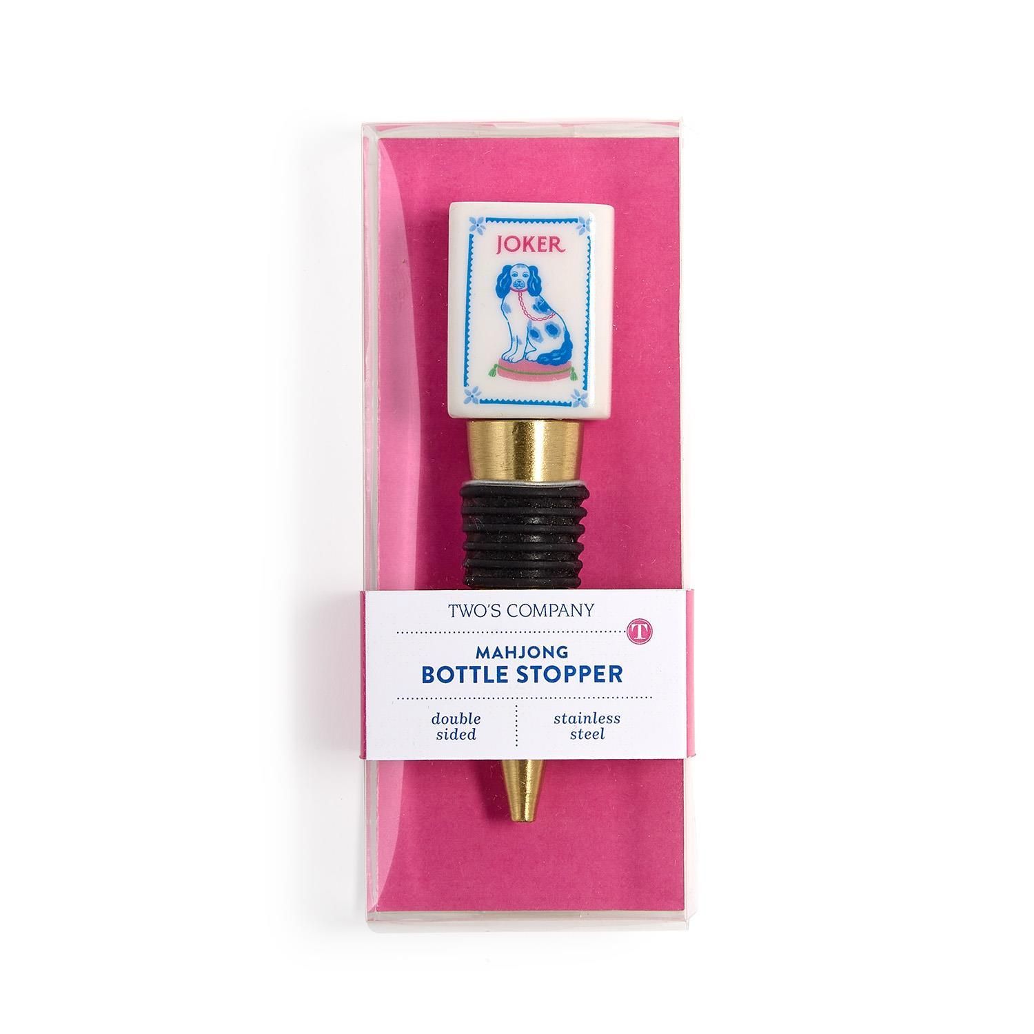 Mahj Bottle Stopper, Design: Joker