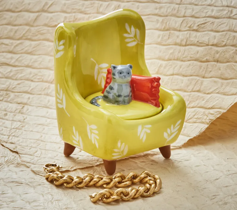 Cat Trinket Box