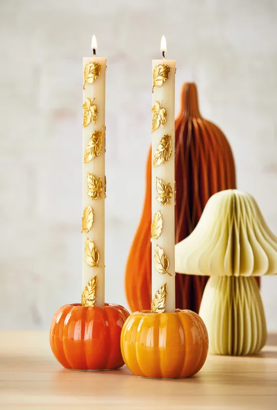 Fall Leaves Taper Set