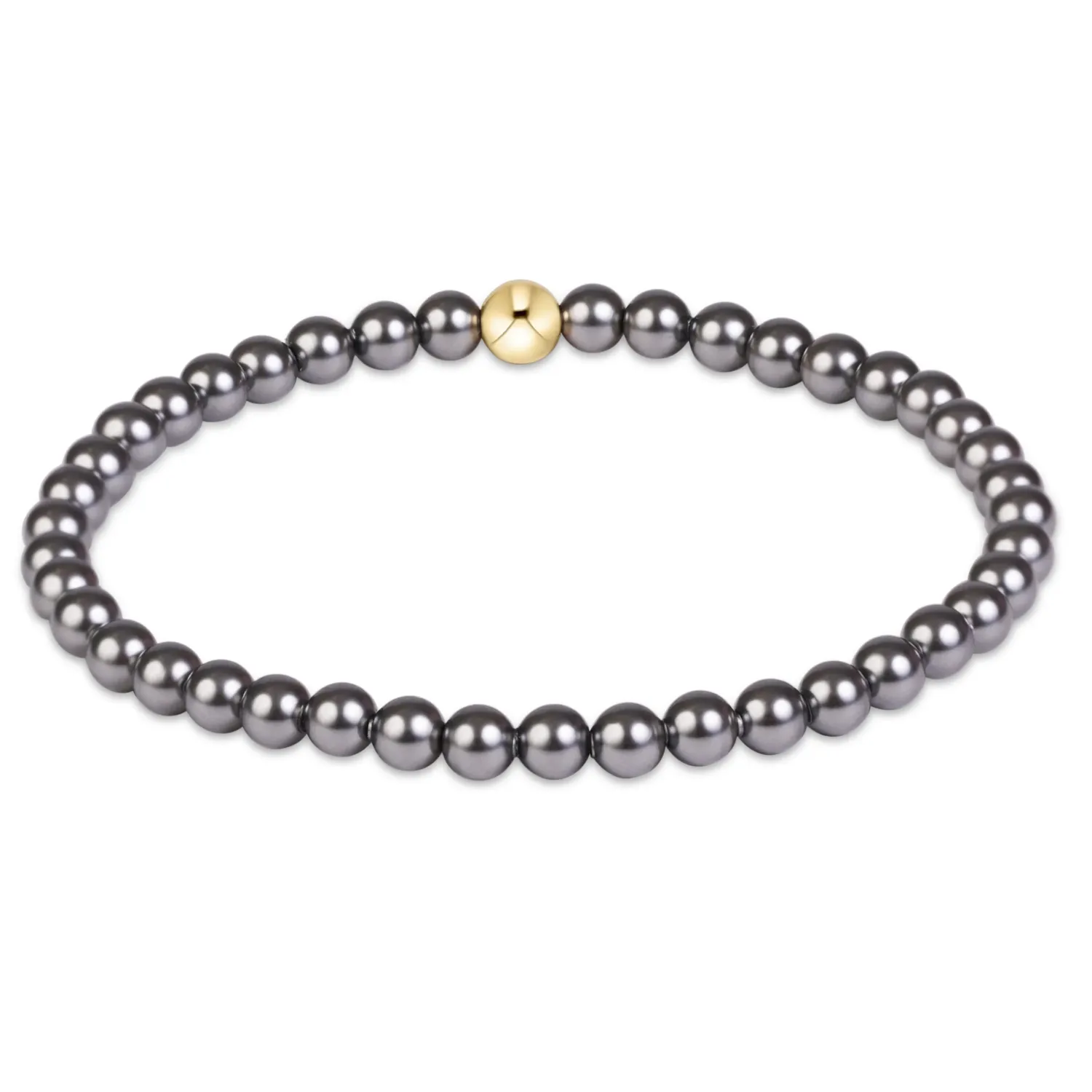 Dark Grey Pearl 4mm