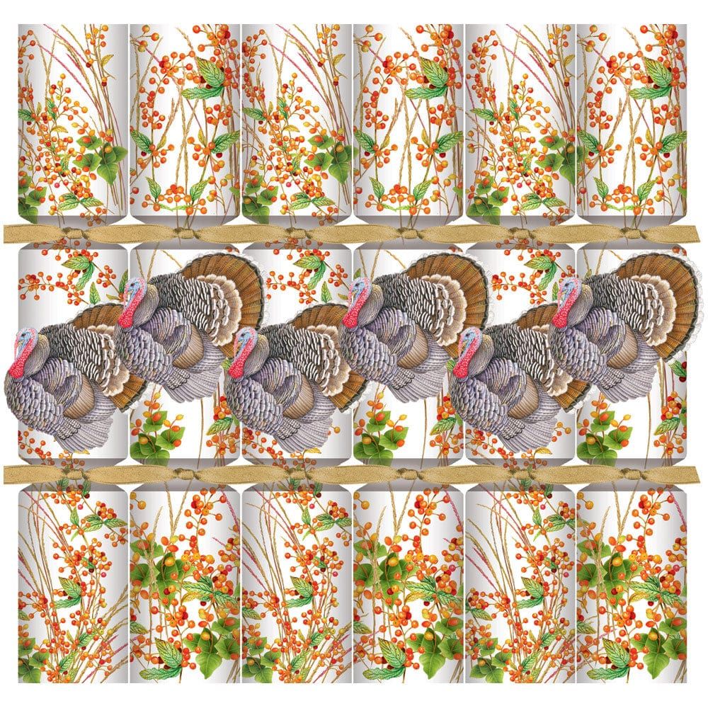 Fall Crackers, Design: Turkey &amp; Berries