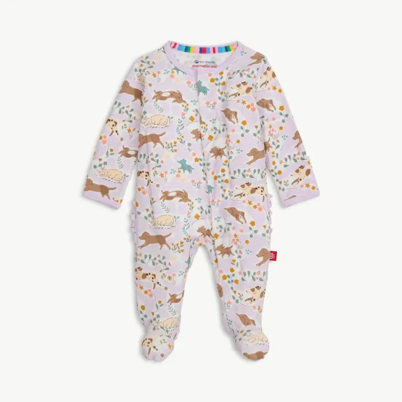MB FurEnd Ruffle Footie 0-3M