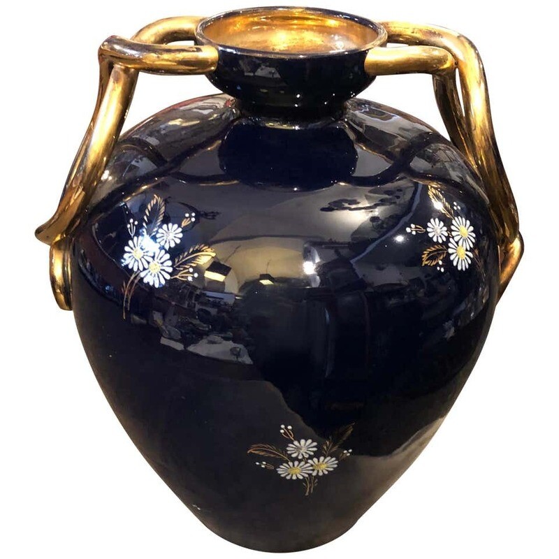 Huge Mid-Century Modern Ceramic Italian Vase by Saca, circa 1960