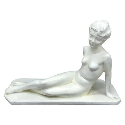 Art Deco Nude Woman Sculpture, Italy, circa 1930